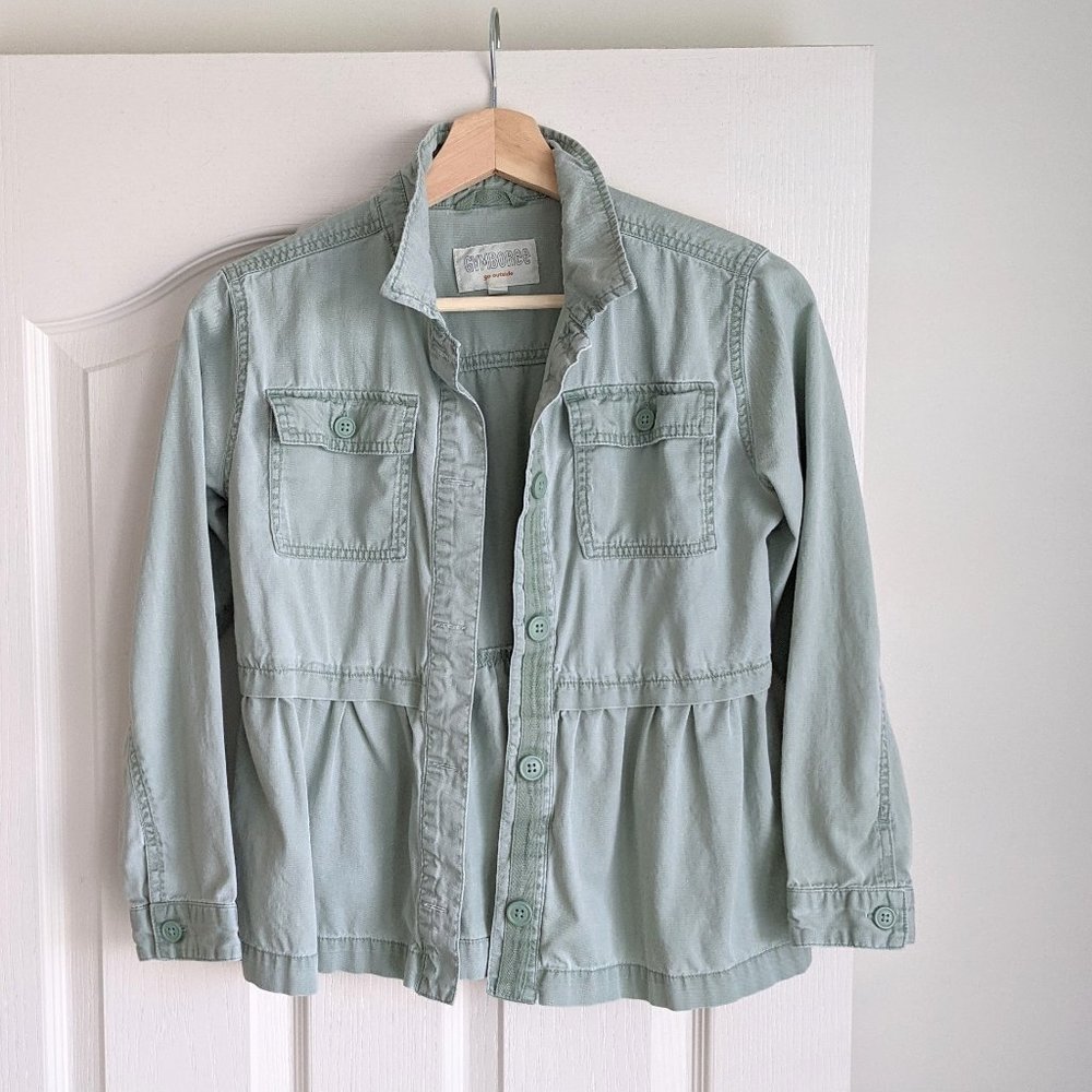 Gymboree Girls Peplum Utility Jacket